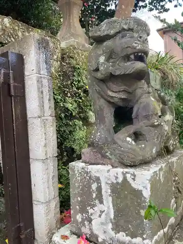 第六天社の狛犬