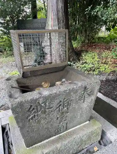 御殿場東照宮　吾妻神社　の手水