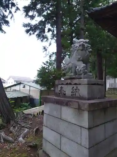 弓削神社の狛犬