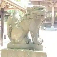 権現山内浦神社の狛犬