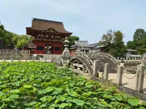 伊賀八幡宮の庭園