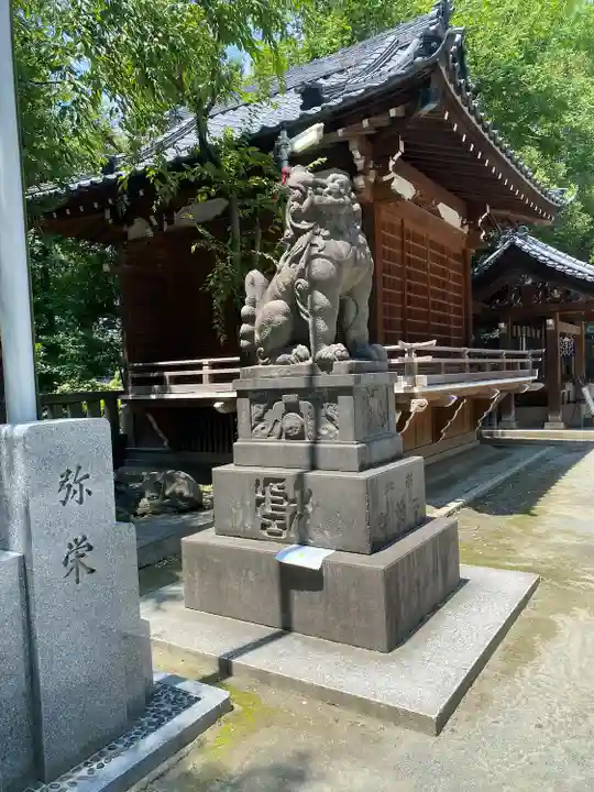 牛嶋神社の狛犬