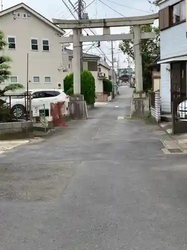 真土神社の鳥居