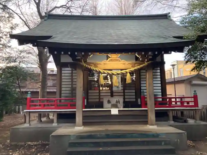 新田稲荷神社の本殿