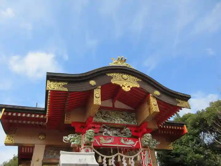 加波山神社真壁拝殿の本殿・本堂