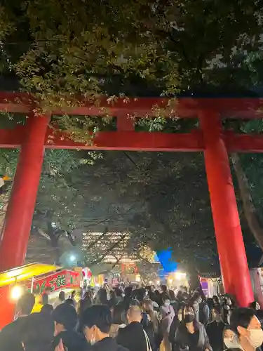 花園神社の鳥居