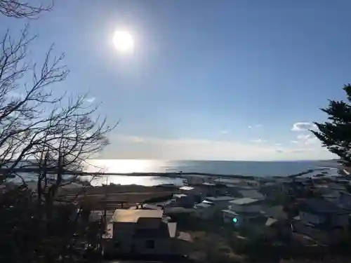 白糠厳島神社の景色