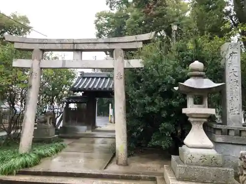 大依羅神社の鳥居