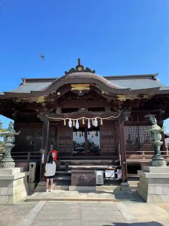 琴彈八幡宮の本殿・本堂