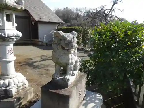 上根神社の狛犬