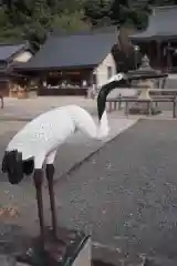 石見国一宮　物部神社の狛犬