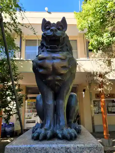 稲毛神社の狛犬