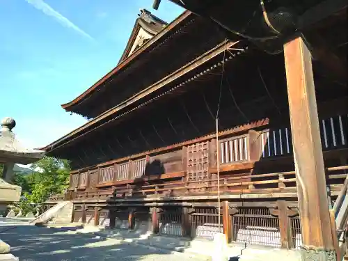 善光寺の本殿・本堂