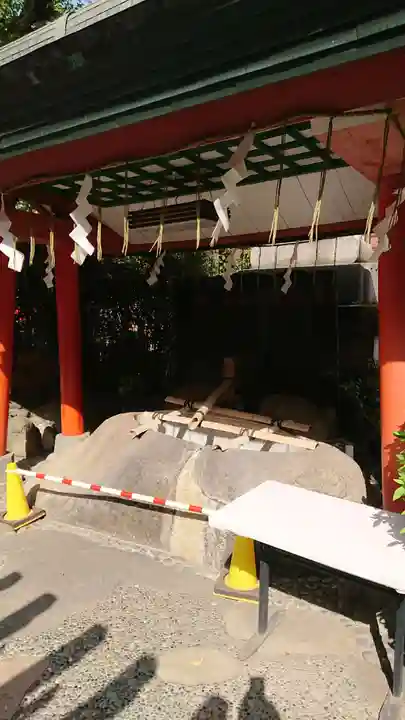 京濱伏見稲荷神社の手水舎