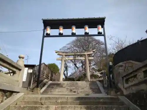 阿智神社の鳥居