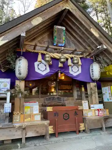 中之嶽神社の本殿