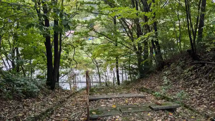 占冠神社の景色