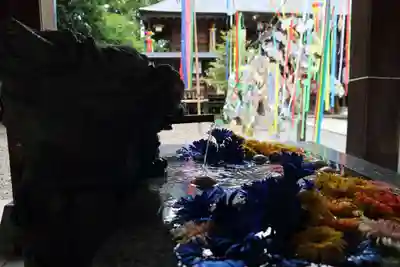 滑川神社 - 仕事と子どもの守り神の手水舎