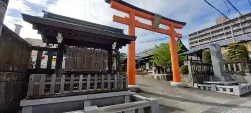 五社神社　諏訪神社の鳥居