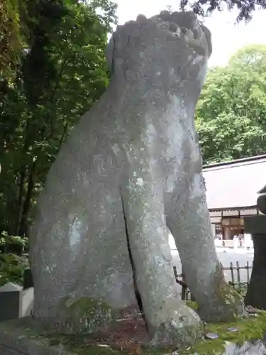 戸隠神社中社の狛犬