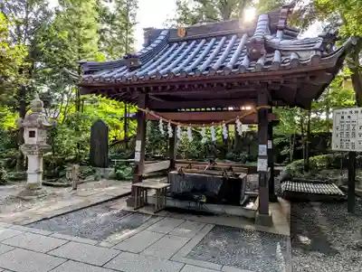 岩槻久伊豆神社の手水舎