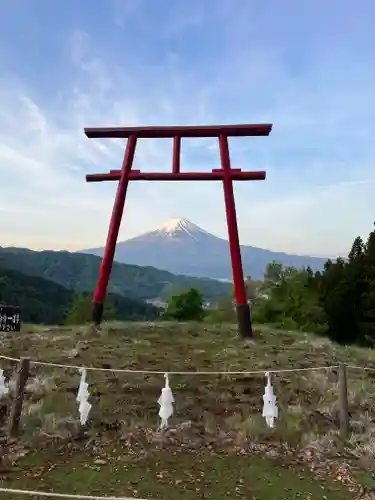 河口浅間神社の鳥居