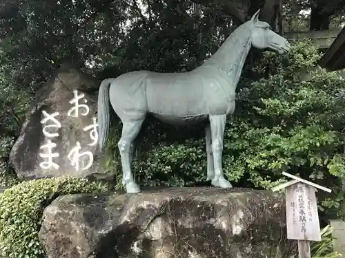 駒木諏訪神社の狛犬