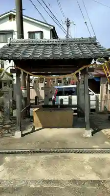 冠須賀神社（須賀町）の手水舎