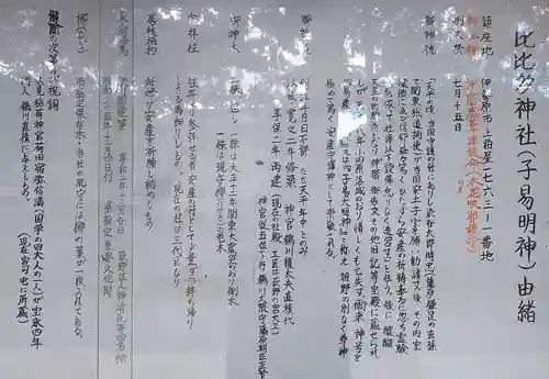 比比多神社（子易明神）(神奈川県)