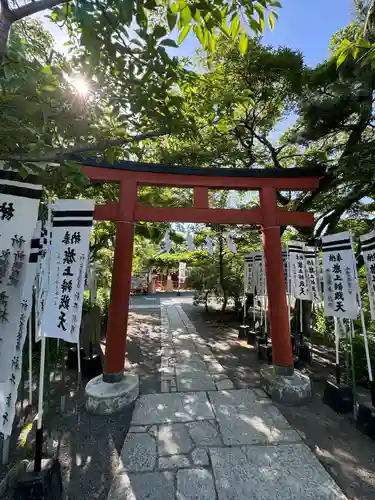 旗上弁財天社の鳥居