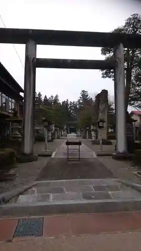 飛騨総社の鳥居