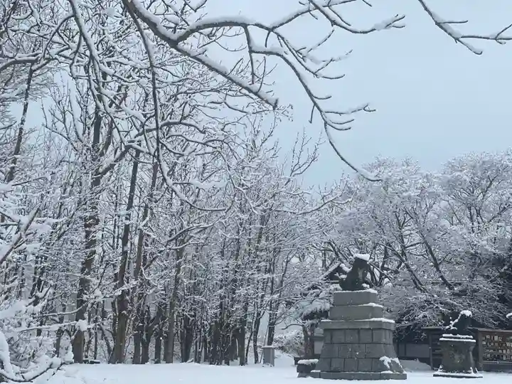 釧路一之宮 厳島神社の庭園
