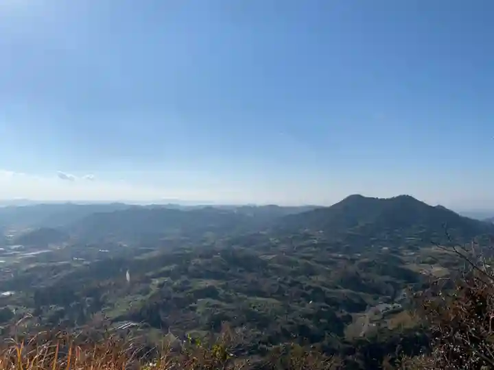 青龍権現の景色