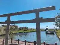息栖神社の鳥居