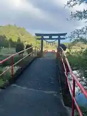 坪沼八幡神社の庭園