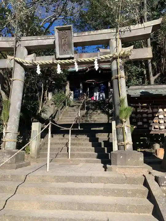 篠崎浅間神社の鳥居