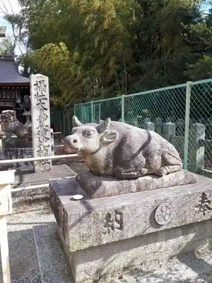 大鳥美波比神社(大鳥大社境内摂社)の狛犬