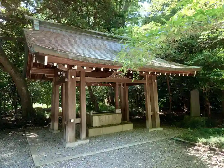 栃木縣護國神社の手水舎