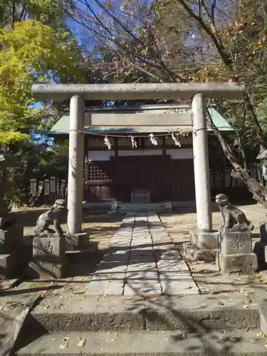 白旗神社(西御門)の鳥居