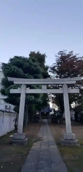 上小岩天祖神社の鳥居