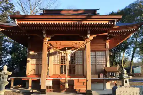 阿久津「田村神社」（郡山市阿久津町）旧社名：伊豆箱根三嶋三社の本殿・本堂
