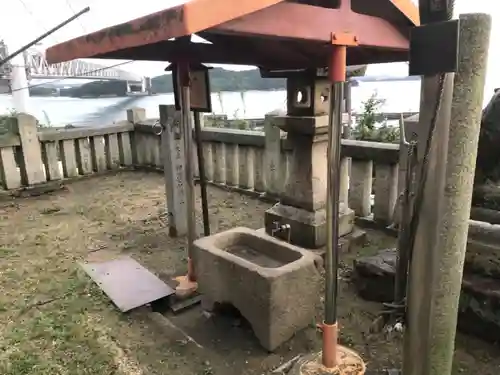 田土浦坐神社の手水