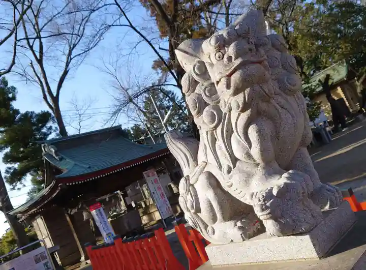 上野総社神社の狛犬