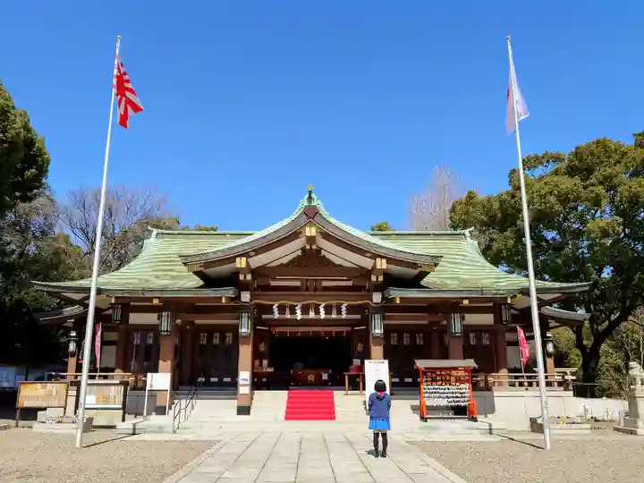 大阪護國神社の本殿・本堂