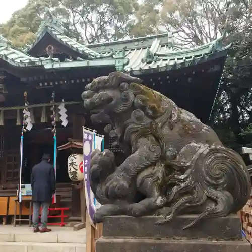 代々木八幡宮の狛犬