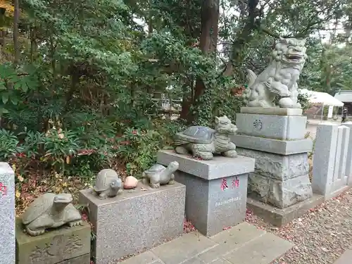 柴崎神社の狛犬
