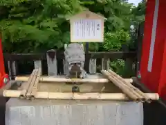 足利織姫神社の手水