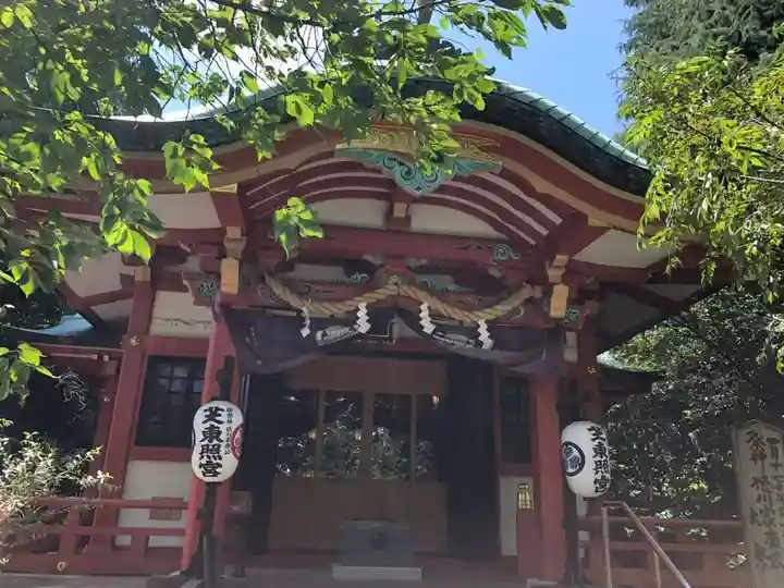 芝東照宮の本殿・本堂