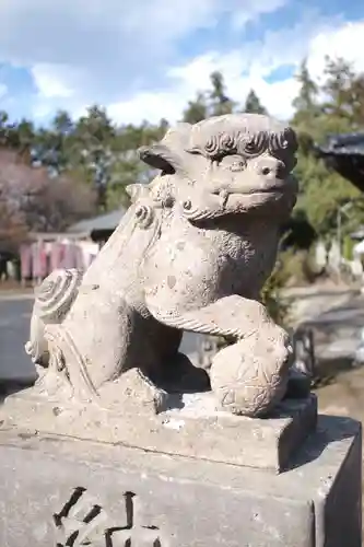 上高野神社の狛犬