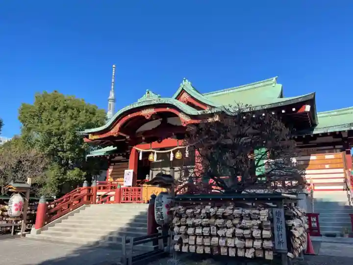 亀戸天神社の本殿・本堂